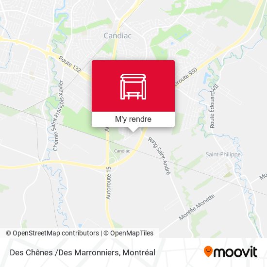 Des Chênes /Des Marronniers plan
