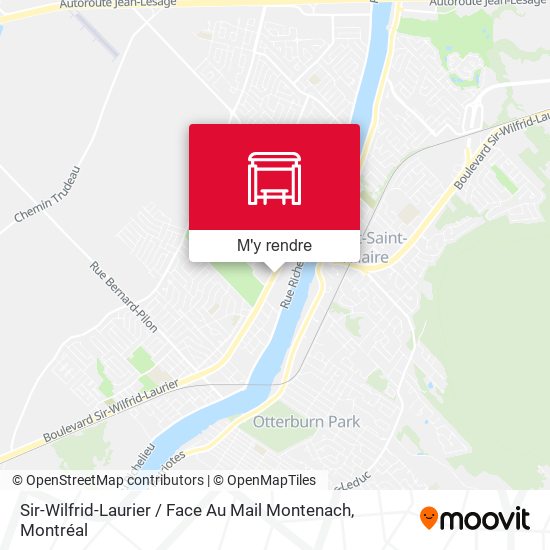 Sir-Wilfrid-Laurier / Face Au Mail Montenach plan