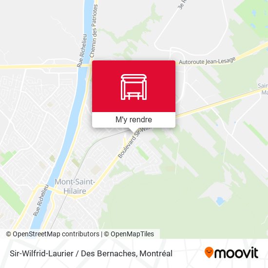 Sir-Wilfrid-Laurier / Des Bernaches plan