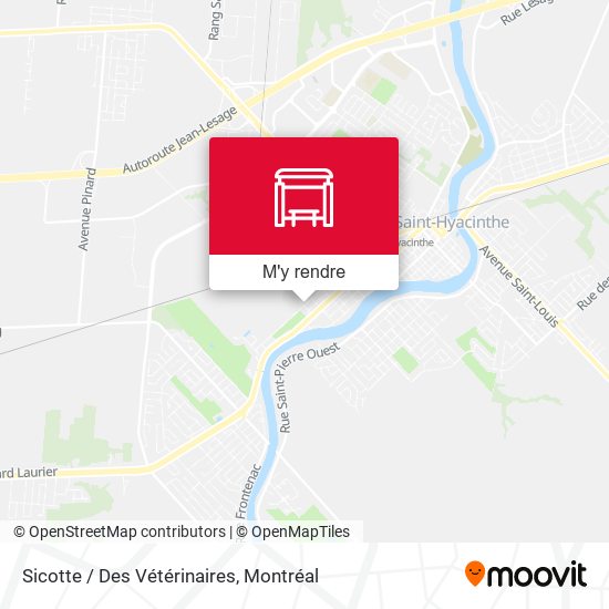 Sicotte / Des Vétérinaires plan