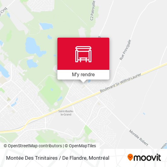 Montée Des Trinitaires / De Flandre plan