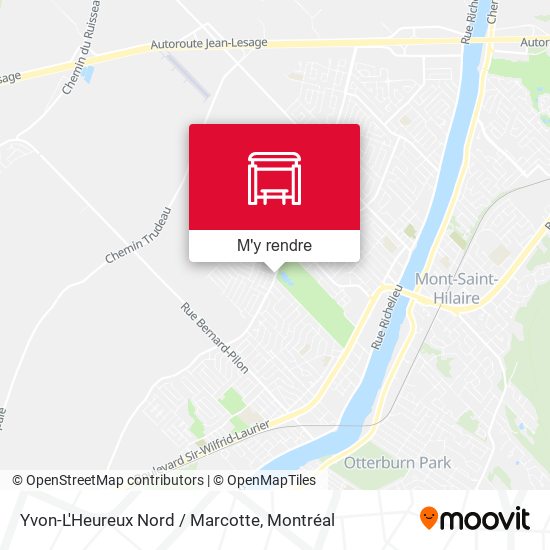 Yvon-L'Heureux Nord / Marcotte plan
