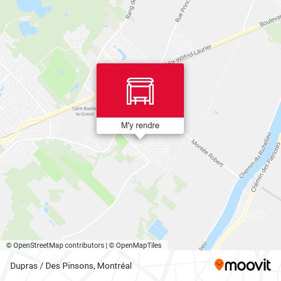 Dupras / Des Pinsons plan