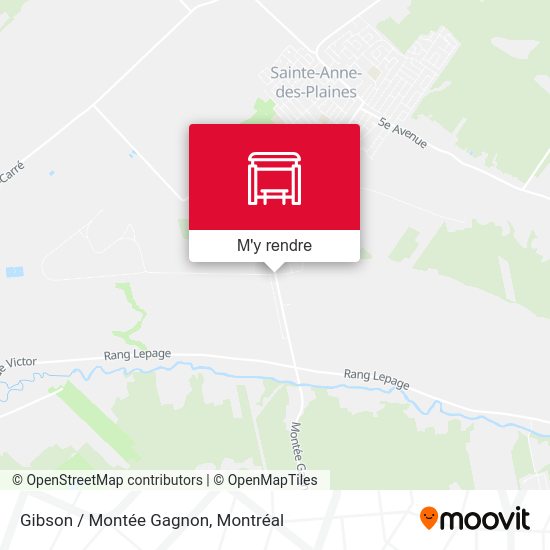Gibson / Montée Gagnon plan