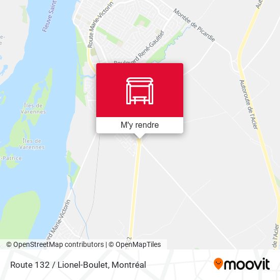 Route 132 / Lionel-Boulet plan