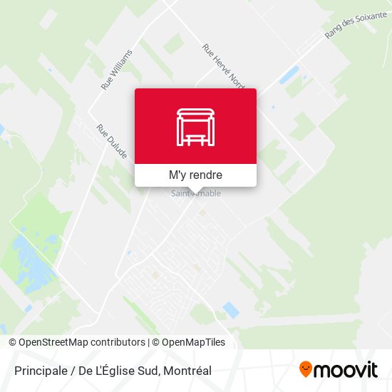 Principale / De L'Église Sud plan