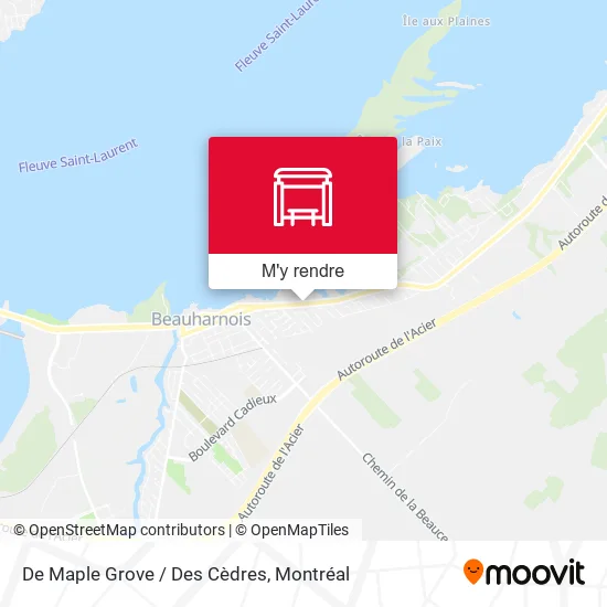 De Maple Grove / Des Cèdres plan