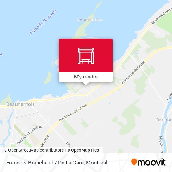 François-Branchaud / De La Gare plan