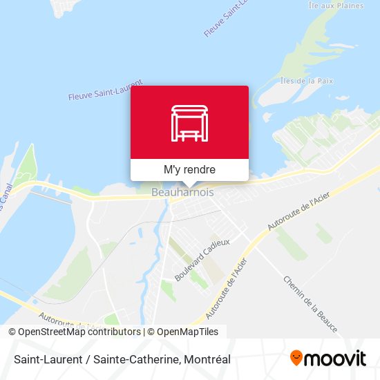 Saint-Laurent / Sainte-Catherine plan