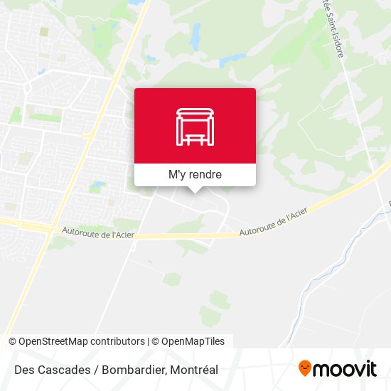 Des Cascades / Bombardier plan