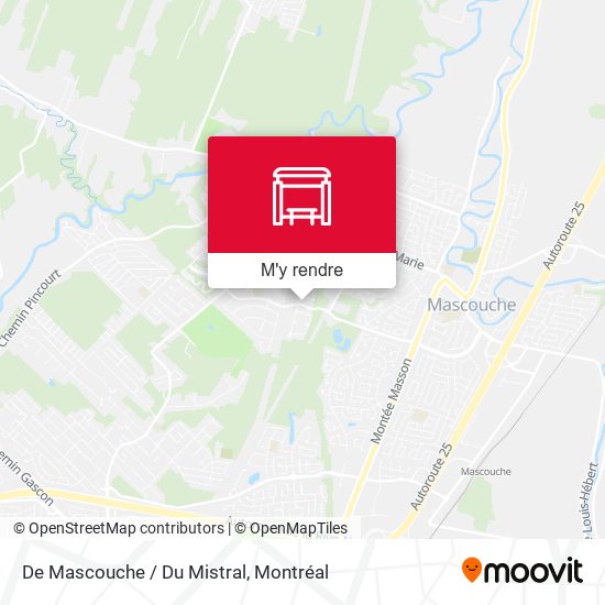 De Mascouche / Du Mistral plan