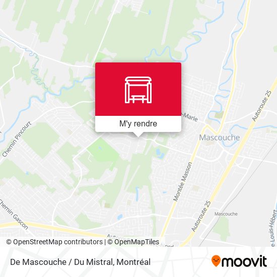 De Mascouche / Du Mistral plan