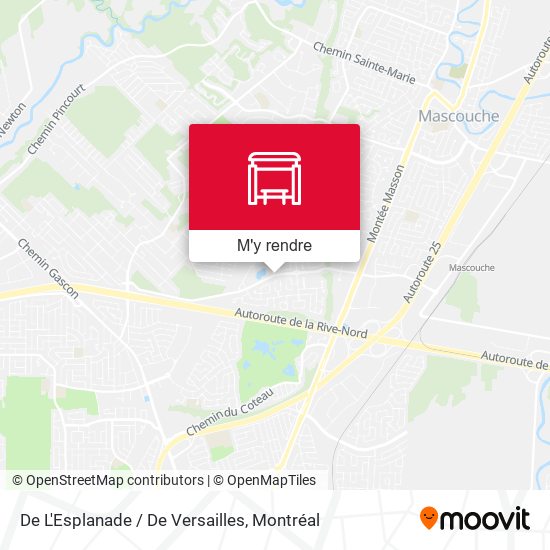 De L'Esplanade / De Versailles plan