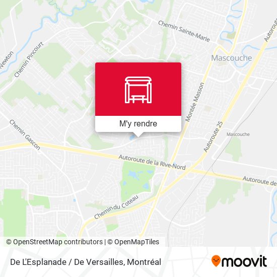 De L'Esplanade / De Versailles plan