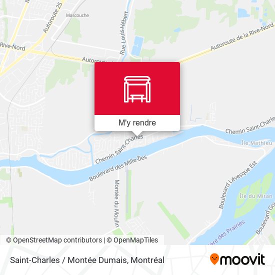 Saint-Charles / Montée Dumais plan