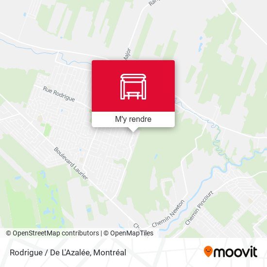 Rodrigue / De L'Azalée plan