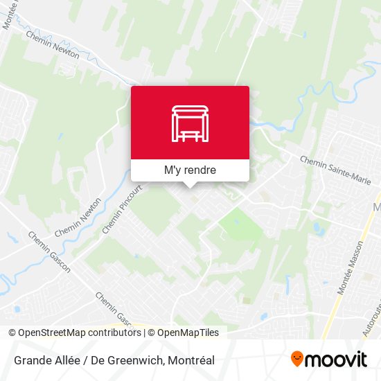 Grande Allée / De Greenwich plan