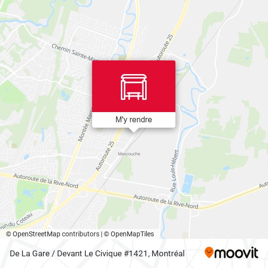 De La Gare / Devant Le Civique #1421 plan