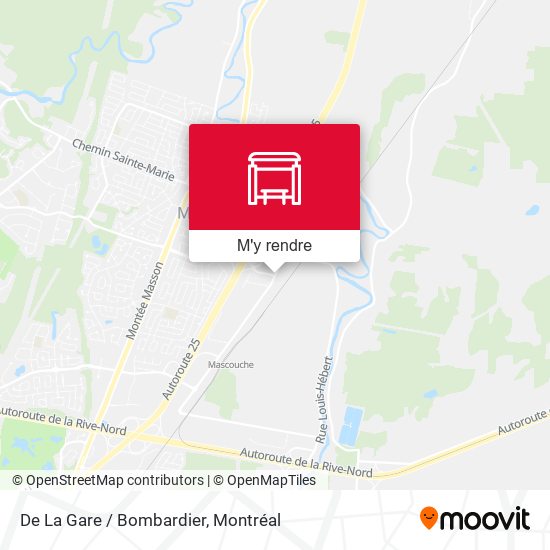 De La Gare / Bombardier plan