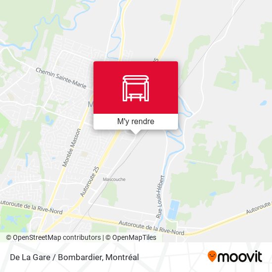 De La Gare / Bombardier plan
