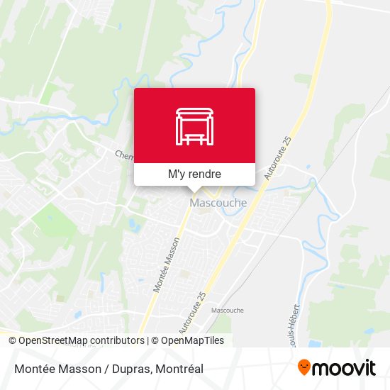 Montée Masson / Dupras plan