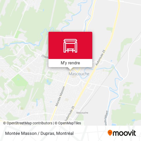 Montée Masson / Dupras plan