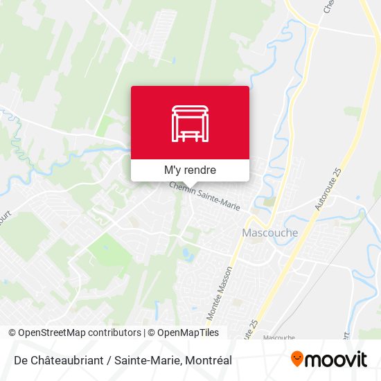 De Châteaubriant / Sainte-Marie plan