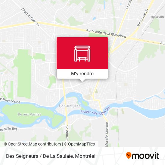 Des Seigneurs / De La Saulaie plan