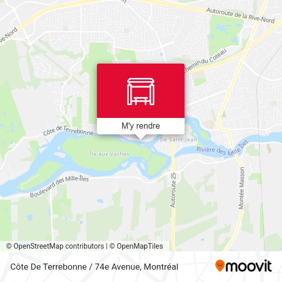 Côte De Terrebonne / 74e Avenue plan