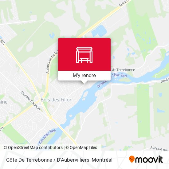 Côte De Terrebonne / D'Aubervilliers plan
