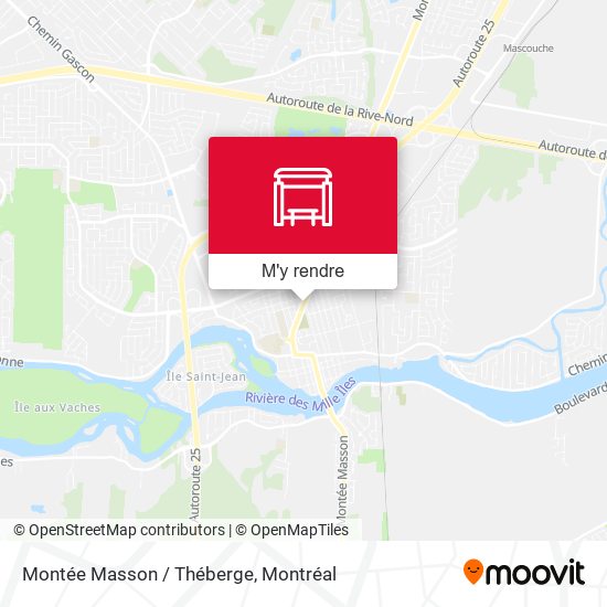 Montée Masson / Théberge plan
