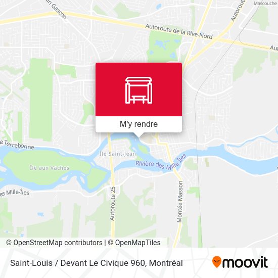 Saint-Louis / Devant Le Civique 960 plan