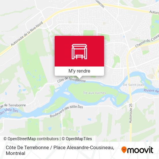 Côte De Terrebonne / Place Alexandre-Cousineau plan
