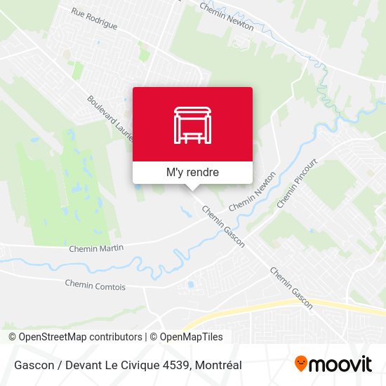 Gascon / Devant Le Civique 4539 plan