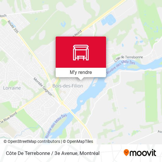 Côte De Terrebonne / 3e Avenue plan