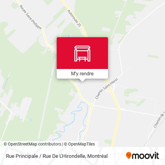 Rue Principale / Rue De L'Hirondelle plan