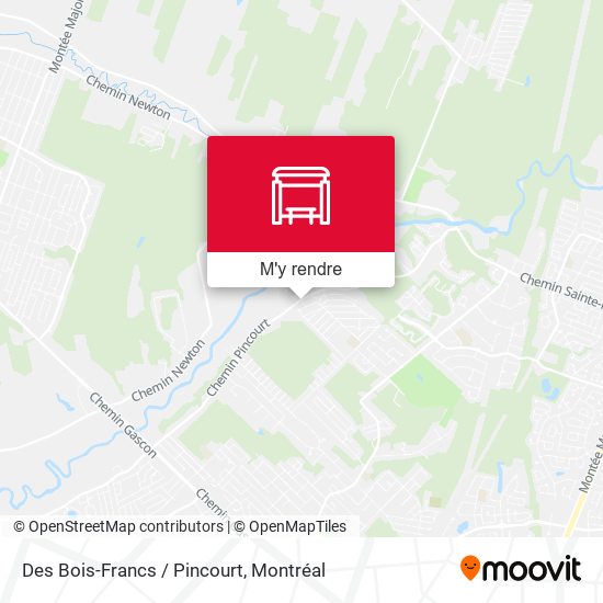 Des Bois-Francs / Pincourt plan