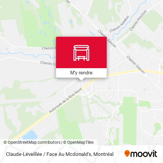 Claude-Léveillée / Face Au Mcdonald's plan
