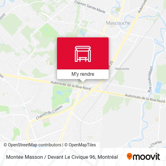 Montée Masson / Devant Le Civique 96 plan