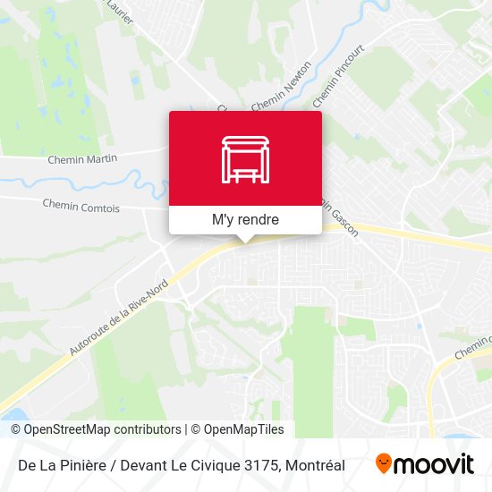 De La Pinière / Devant Le Civique 3175 plan