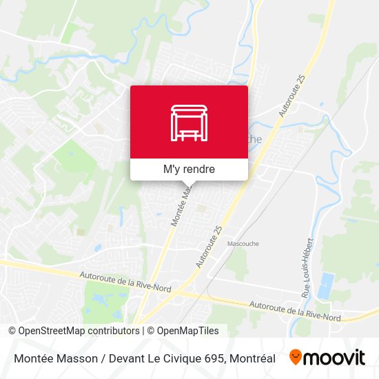 Montée Masson / Devant Le Civique 695 plan