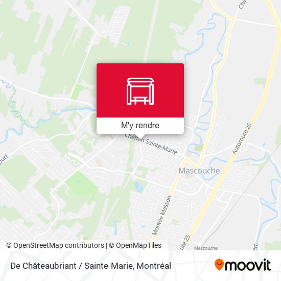 De Châteaubriant / Sainte-Marie plan