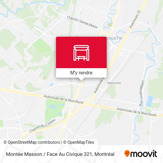 Montée Masson / Face Au Civique 321 plan