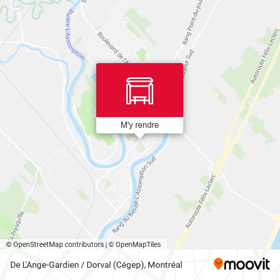 De L'Ange-Gardien / Dorval (Cégep) plan