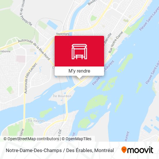 Notre-Dame-Des-Champs / Des Érables plan