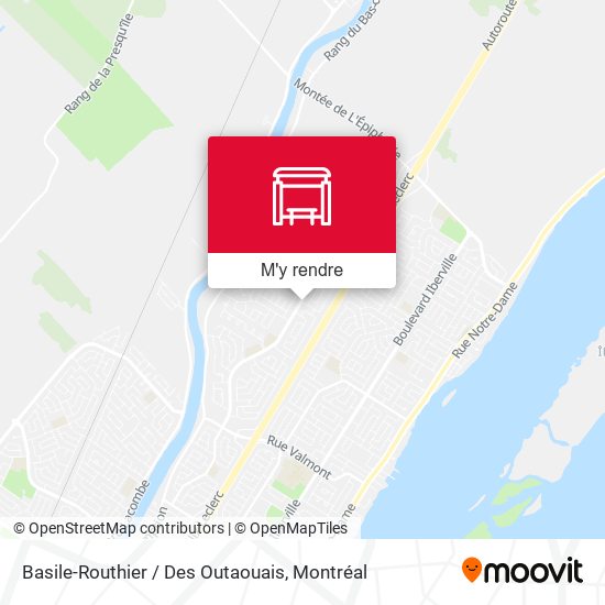 Basile-Routhier / Des Outaouais plan