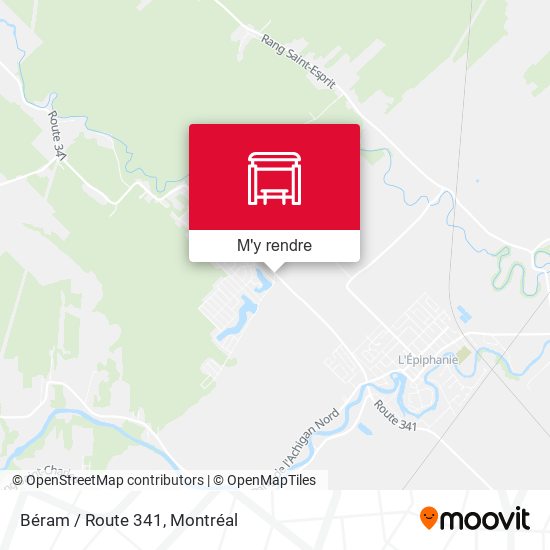 Béram / Route 341 plan