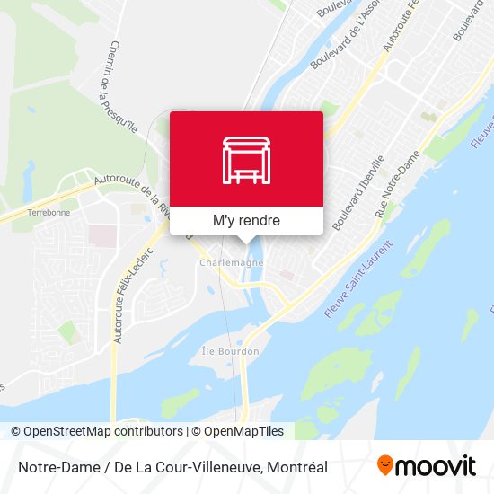 Notre-Dame / De La Cour-Villeneuve plan