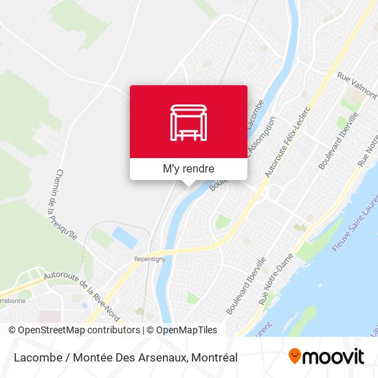 Lacombe / Montée Des Arsenaux plan