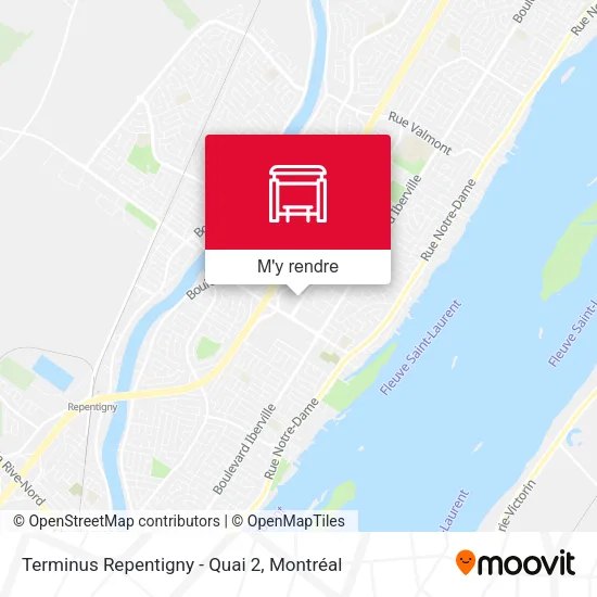 Terminus Repentigny - Quai 2 plan
